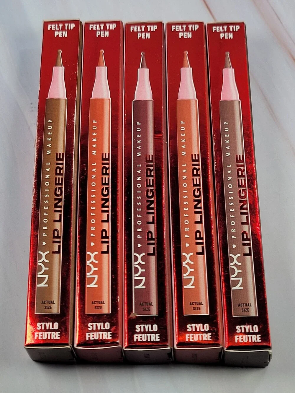 NYX Lip Lingerie Lip Liner Stain Bundle BNIB
